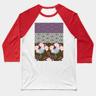 Boho Floral Baseball T-Shirt